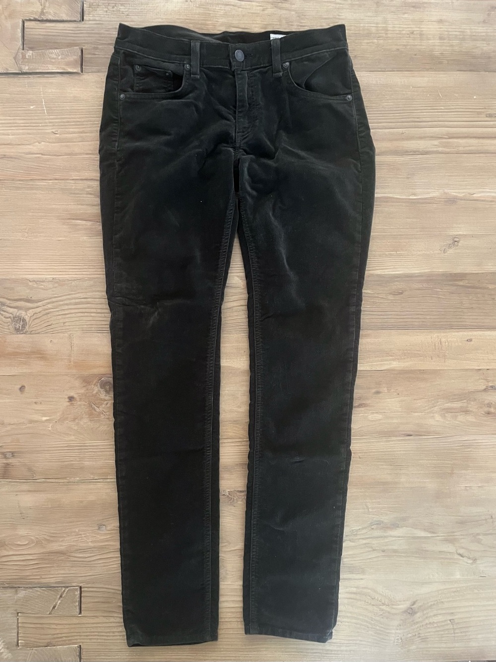 Rag and Bone Corduroy Pants in Olive Green